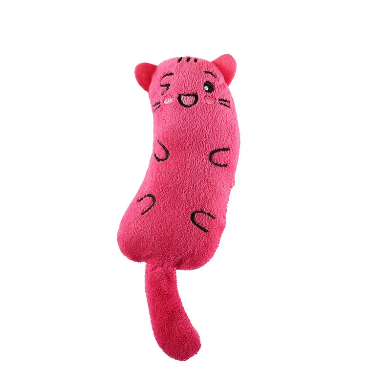 Cute Interactive Plush Cat Toy – Mini Teeth Grinding, Chewing & Squeaky Catnip Toy for Kittens & Cats