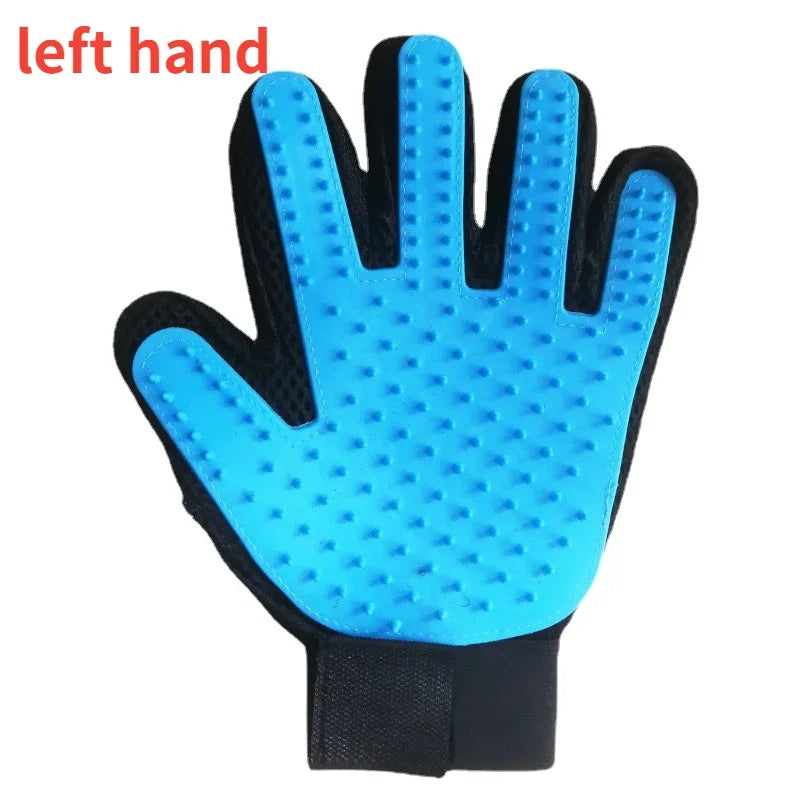 Pet Grooming Glove – Wool Deshedding & Massage Glove for Cats and Dogs