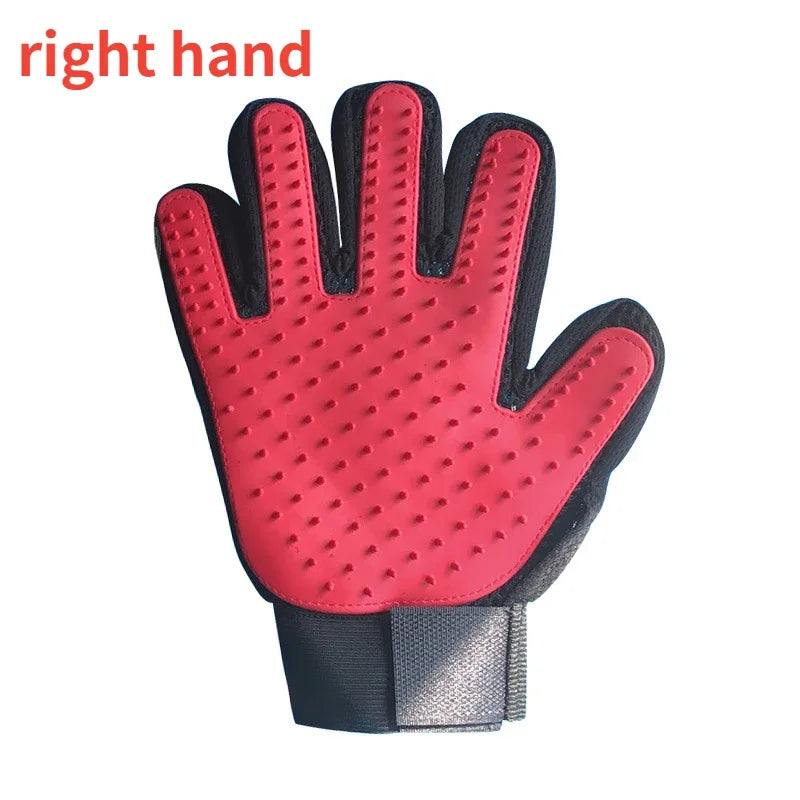 Pet Grooming Glove – Wool Deshedding & Massage Glove for Cats and Dogs