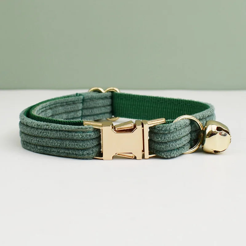 Personalized Cat Collar with Custom ID Tag – Adjustable, Stylish & Safe for Cats and Kittens
