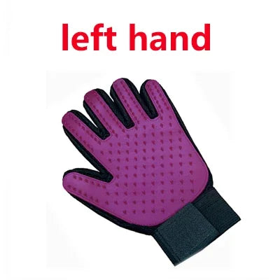 Pet Grooming Glove – Wool Deshedding & Massage Glove for Cats and Dogs