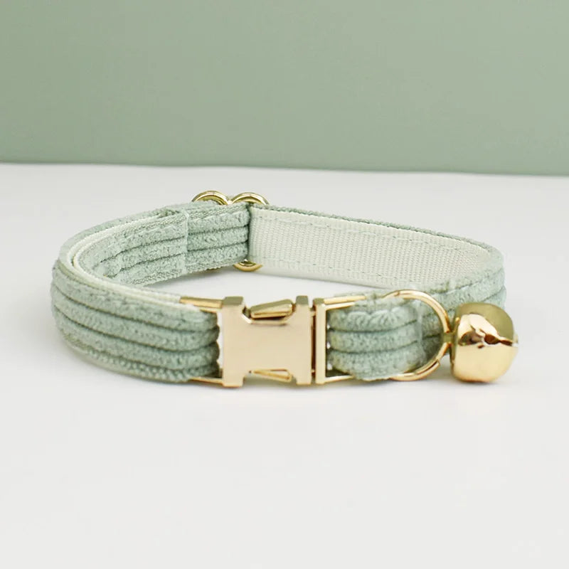 Personalized Cat Collar with Custom ID Tag – Adjustable, Stylish & Safe for Cats and Kittens