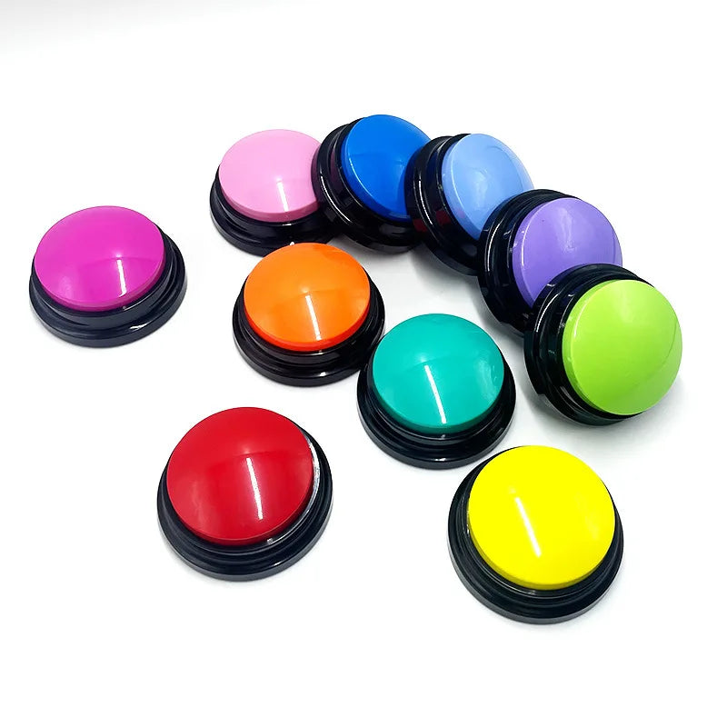 Funny Recordable Dog Toy – Portable Talking Pet Button for Travel & Play, Interactive Speaking Pet Starter