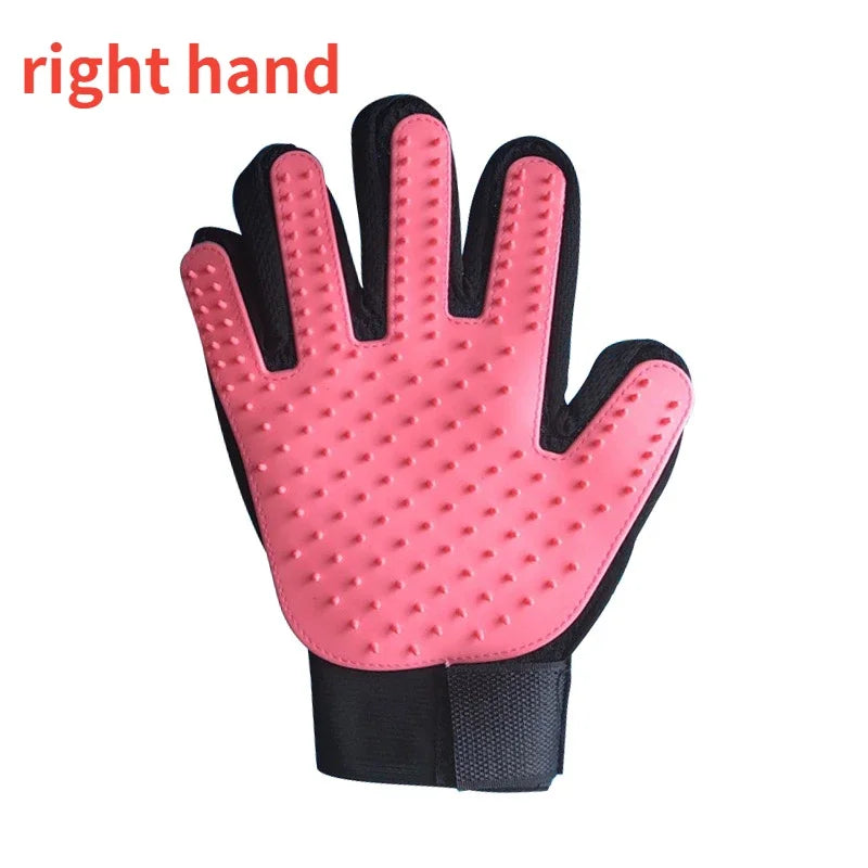 Pet Grooming Glove – Wool Deshedding & Massage Glove for Cats and Dogs