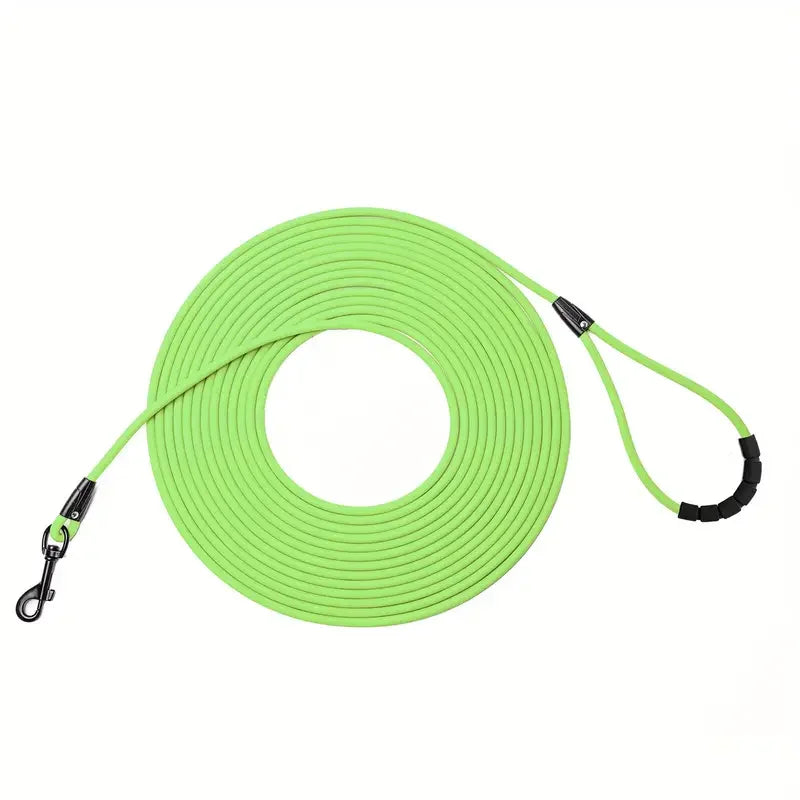 Dog Leash Long Lead – Heavy Duty Rope with Comfortable Handle for Training & Tracking (5ft, 10ft, 20ft, 30ft) for Small, Medium & Large Dogs