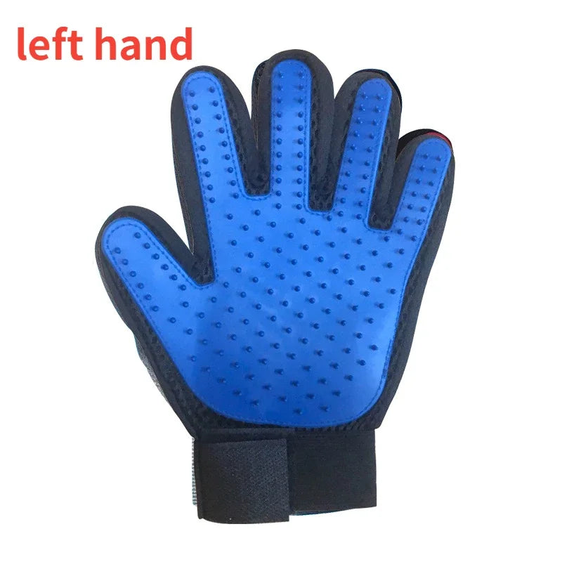 Pet Grooming Glove – Wool Deshedding & Massage Glove for Cats and Dogs