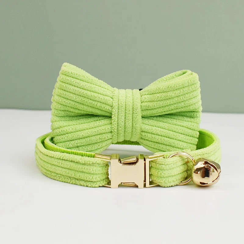Personalized Cat Collar with Custom ID Tag – Adjustable, Stylish & Safe for Cats and Kittens