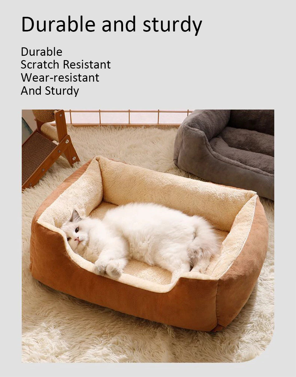 Cat & Dog Bed – Cozy Cushion, Basket, and Habitat Accessory for Pets