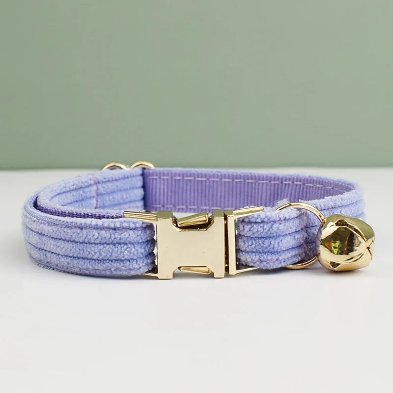 Personalized Cat Collar with Custom ID Tag – Adjustable, Stylish & Safe for Cats and Kittens
