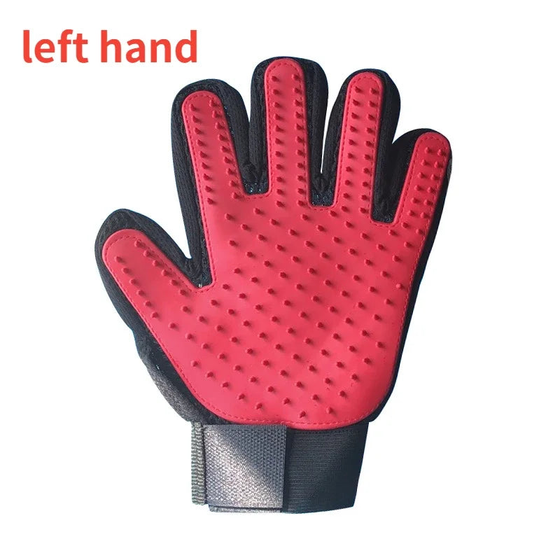 Pet Grooming Glove – Wool Deshedding & Massage Glove for Cats and Dogs