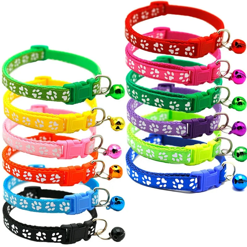 Wholesale Adjustable Cat Collars with Bell – Cute Necklaces for Cats, Kittens & Puppies