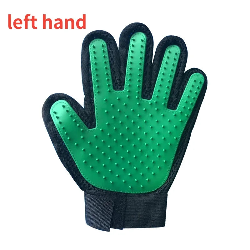 Pet Grooming Glove – Wool Deshedding & Massage Glove for Cats and Dogs
