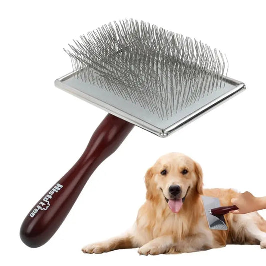 Dogs Grooming Comb & Shedding Slicker Brush – Portable Massage & Detangling Tool for Small, Medium & Large Dogs and Cats