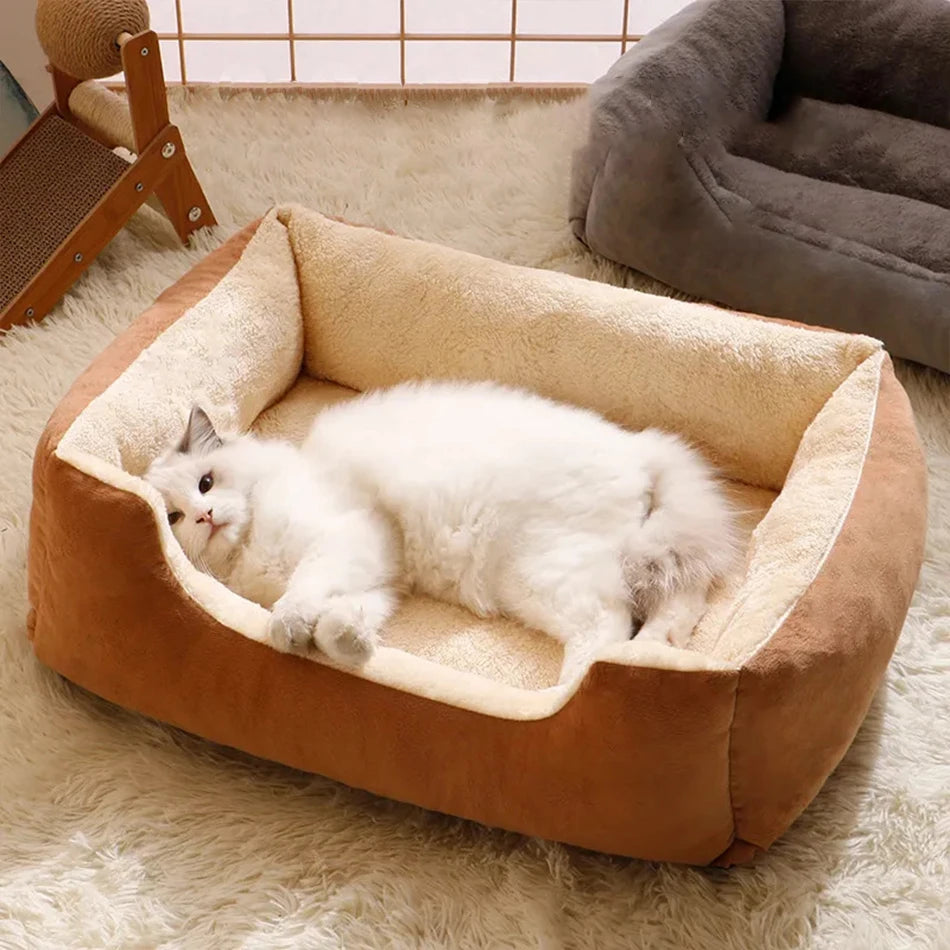 Cat & Dog Bed – Cozy Cushion, Basket, and Habitat Accessory for Pets