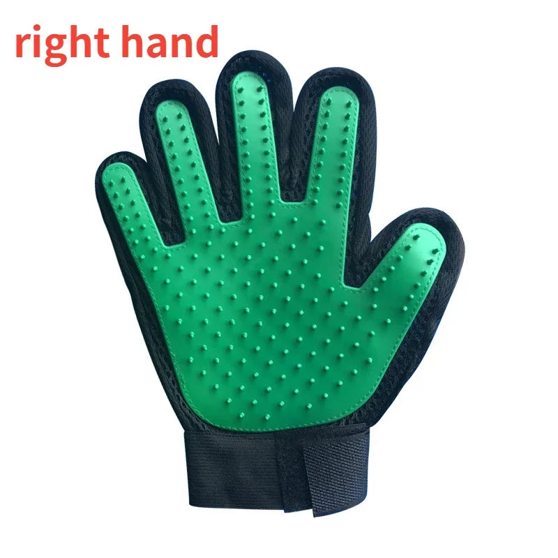 Pet Grooming Glove – Wool Deshedding & Massage Glove for Cats and Dogs