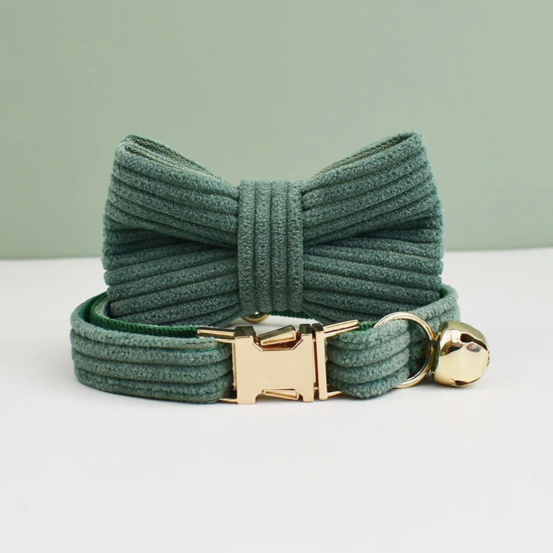 Personalized Cat Collar with Custom ID Tag – Adjustable, Stylish & Safe for Cats and Kittens